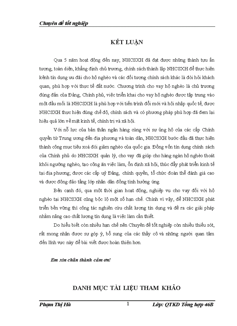 image for page Nâng cao chất lượng hoạt động cho vay đối với hộ nghèo tại Ngân hàng chính sách xã hội Việt Nam 1