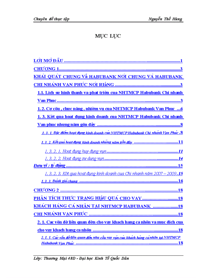 image for page Mô t sô gia i pha p tăng cươ ng hiê u qua cho vay kha ch ha ng ca nhân ta i NHTM CP Habubank Chi nha nh Va n Phu c