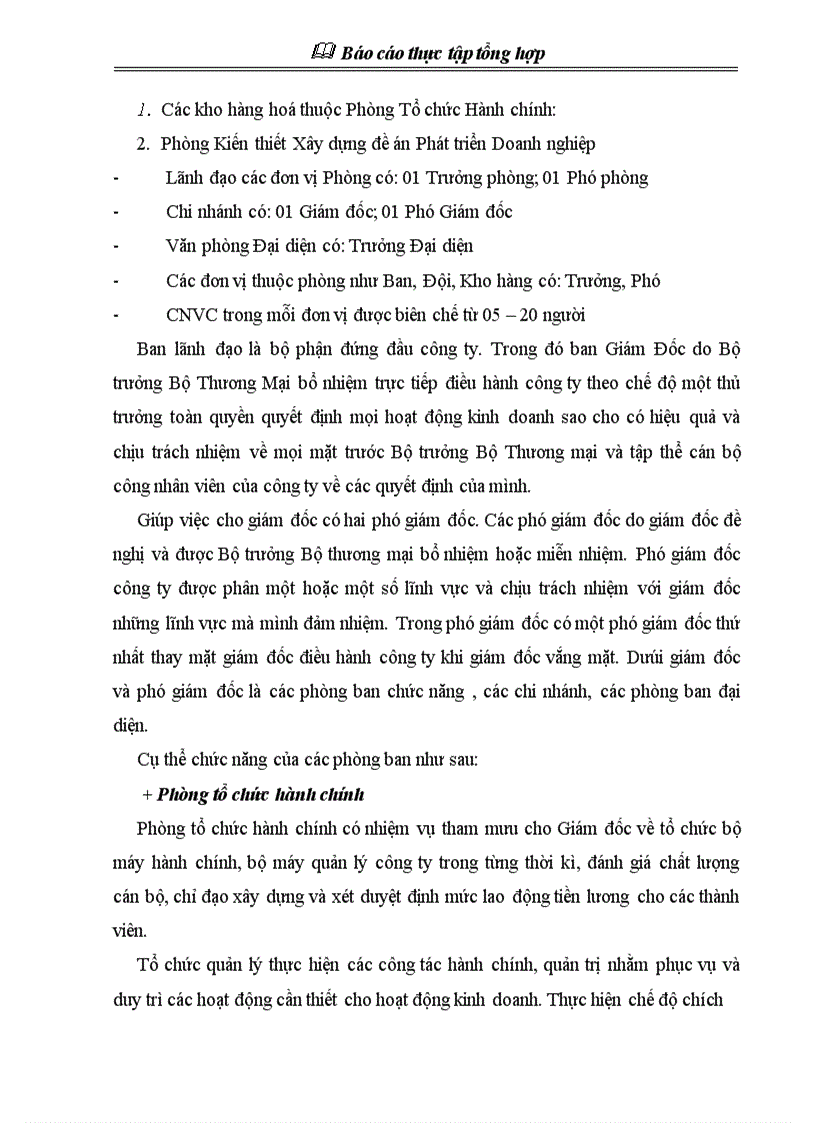 image for page Báo cáo thực tập tổng hợp tại Công ty cổ phần xuất nhập khẩu và hợp tác đầu tư Vilexim