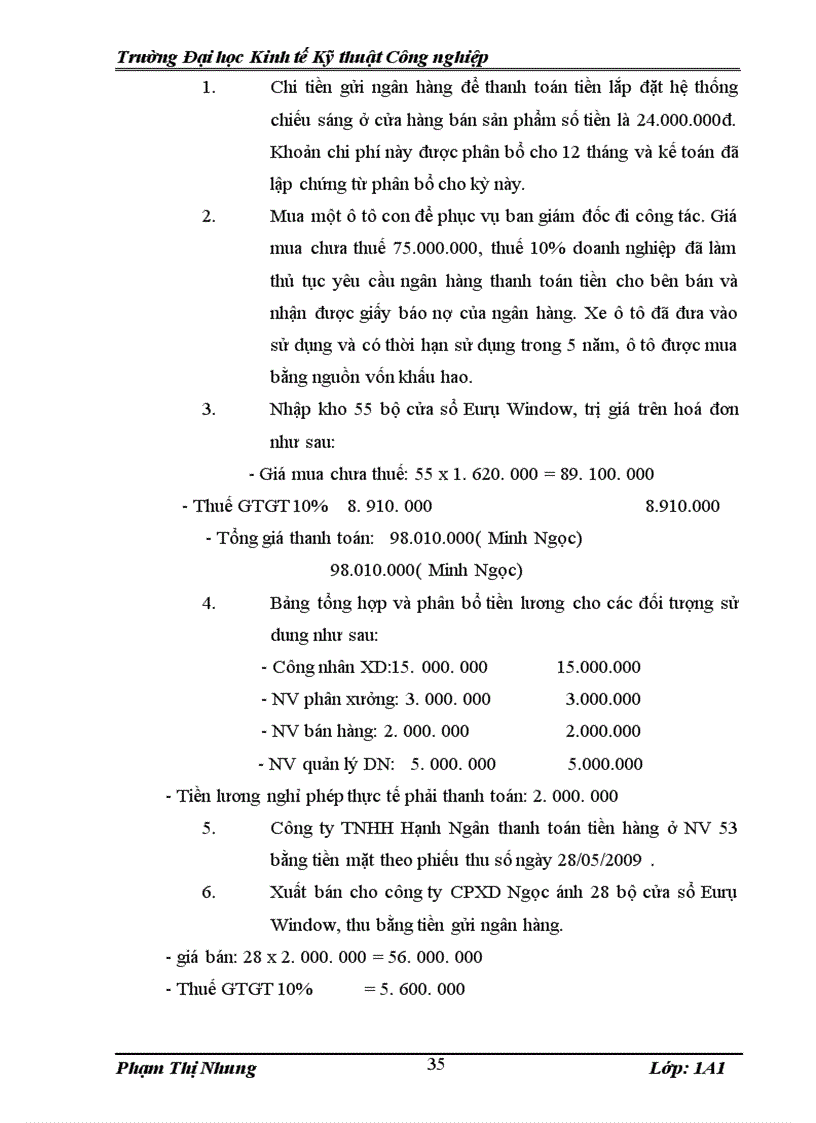 image for page Thực trạng công tác kế toán tại Công ty cổ phần Net Implementess Việt Nam