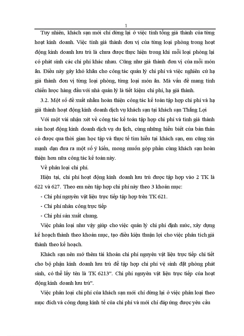 image for page Thực trạng và giải pháp hoàn thiện kế toán chi phí sản xuất và giá thành hoạt động kinh doanh dịch vụ buồng ngủ tại Công ty Khách sạn Du lịch Thắng Lợi