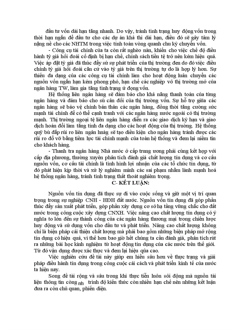 image for page Đánh giá thực trạng hoạt động tín dụng của hệ thống Ngân hàng Thương Mại hiện nay 1