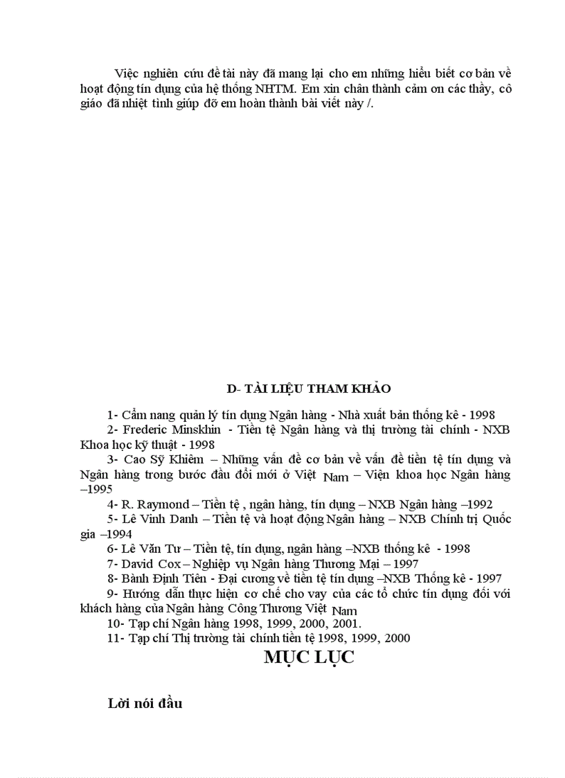 image for page Đánh giá thực trạng hoạt động tín dụng của hệ thống Ngân hàng Thương Mại hiện nay 1