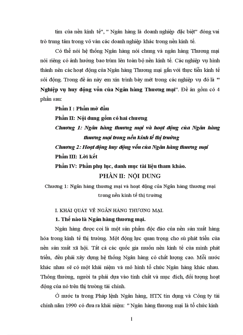 image for page Nghiệp vụ huy động vốn của Ngân hàng thương mại 1