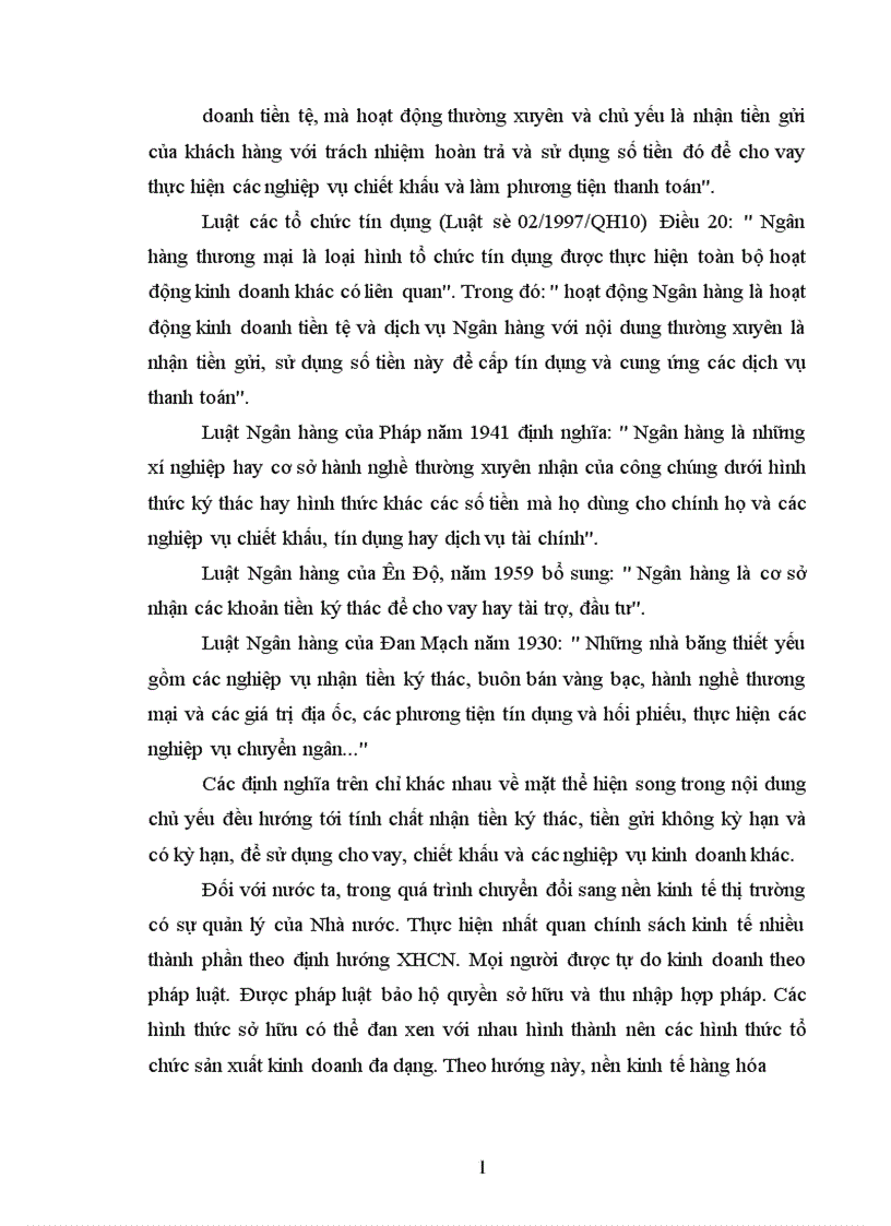 image for page Nghiệp vụ huy động vốn của Ngân hàng thương mại 1