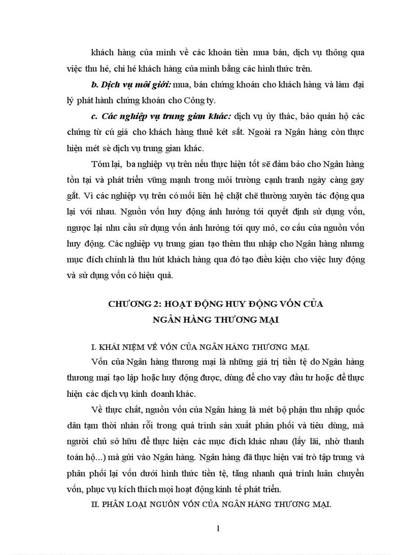 image for page Nghiệp vụ huy động vốn của Ngân hàng thương mại 1