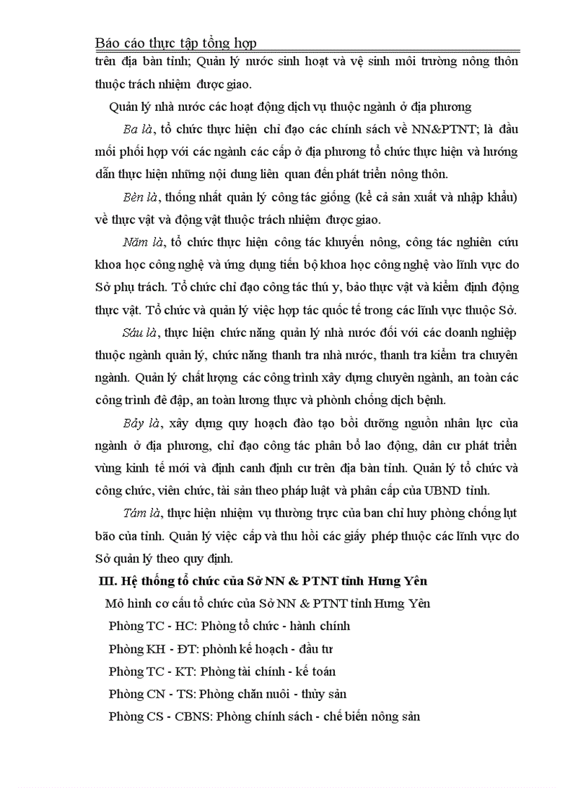 image for page Báo cáo thực tập tổng hợp tại Sở nông nghiệp và phát triển nông thôn NN PTNT tỉnh Hưng Yên