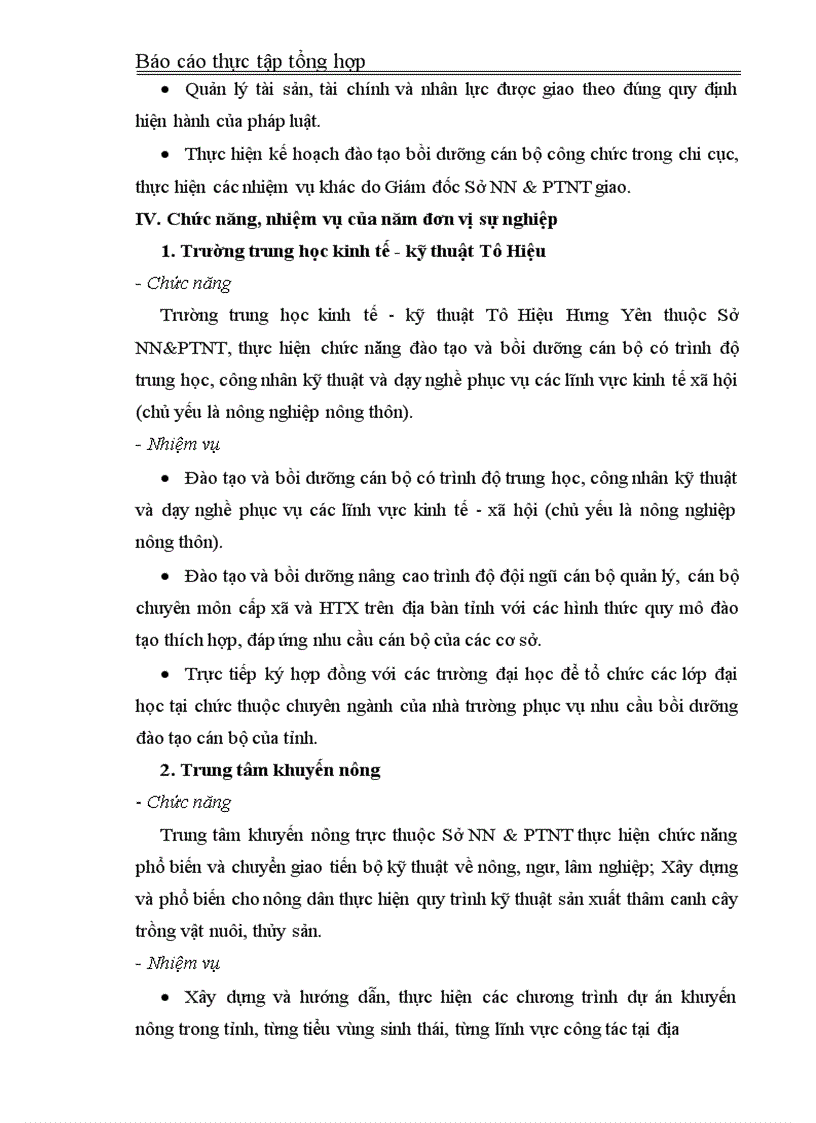 image for page Báo cáo thực tập tổng hợp tại Sở nông nghiệp và phát triển nông thôn NN PTNT tỉnh Hưng Yên