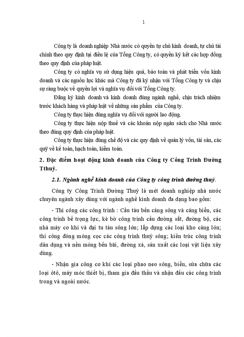 image for page Hoàn thiện hạch toán TSCĐ tại Công ty Công Trình Đường Thuỷ 1