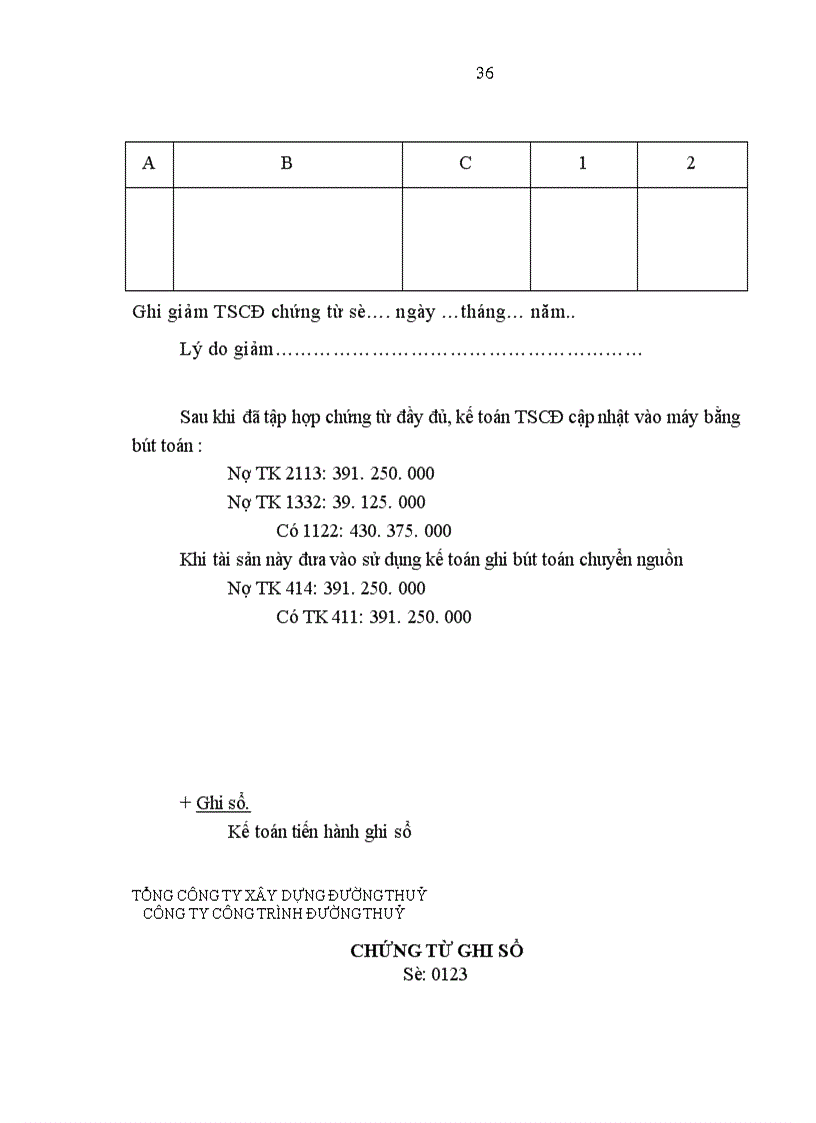 image for page Hoàn thiện hạch toán TSCĐ tại Công ty Công Trình Đường Thuỷ 1