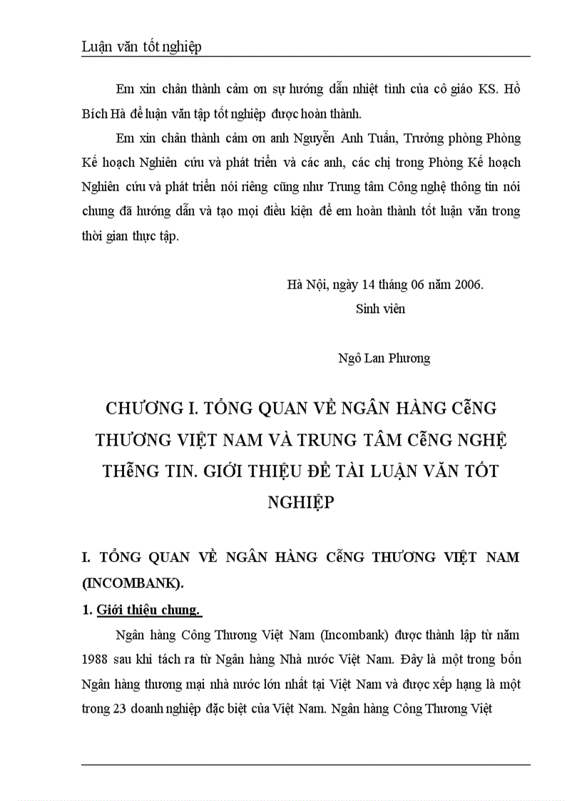 image for page Xây dựng hệ thống thông tin quản lý văn bản tại Trung tâm Công nghệ thông tin Ngân hàng Công thương Việt Nam 1