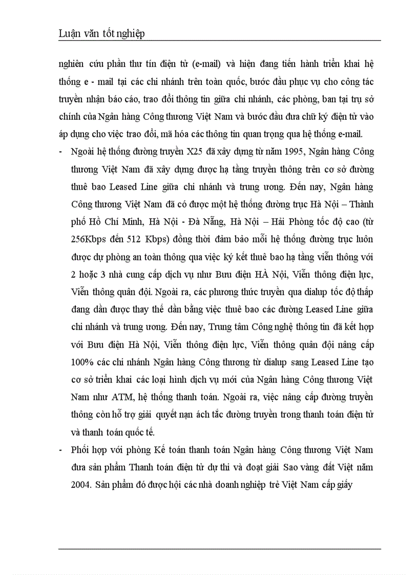 image for page Xây dựng hệ thống thông tin quản lý văn bản tại Trung tâm Công nghệ thông tin Ngân hàng Công thương Việt Nam 1