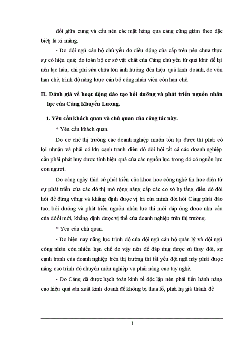 image for page Công tác đào tạo bồi dưỡng và phát triển nguồn nhân lực ở cảng Khuyến Lương 1