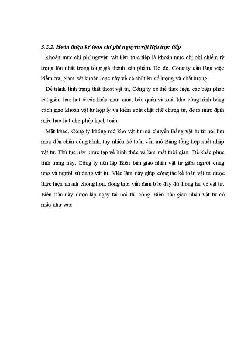 image for page Hoàn thiện kế toán chi phí sản xuất và tính giá thành sản phẩm xây lắp tại Công ty Cổ phần Thương mại Vận tải Sông Đà 1