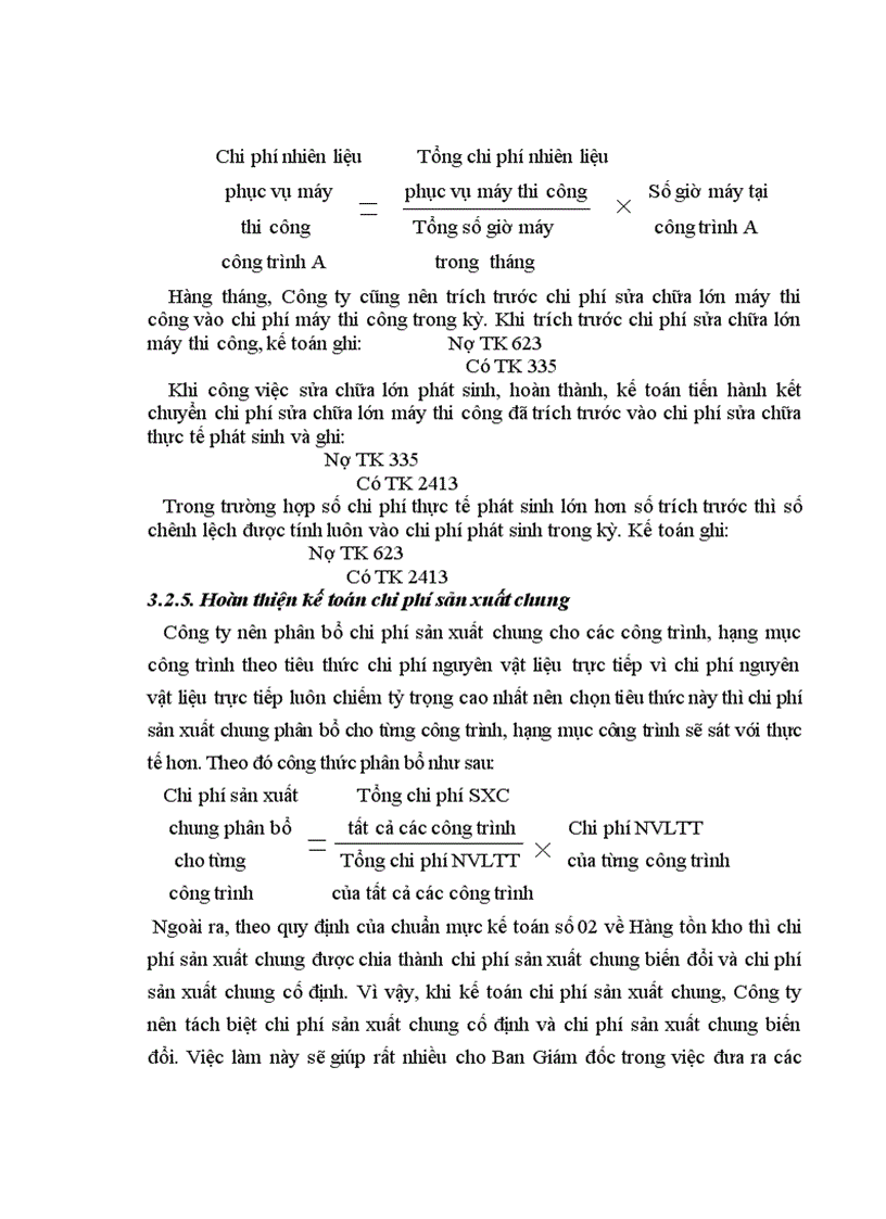 image for page Hoàn thiện kế toán chi phí sản xuất và tính giá thành sản phẩm xây lắp tại Công ty Cổ phần Thương mại Vận tải Sông Đà 1