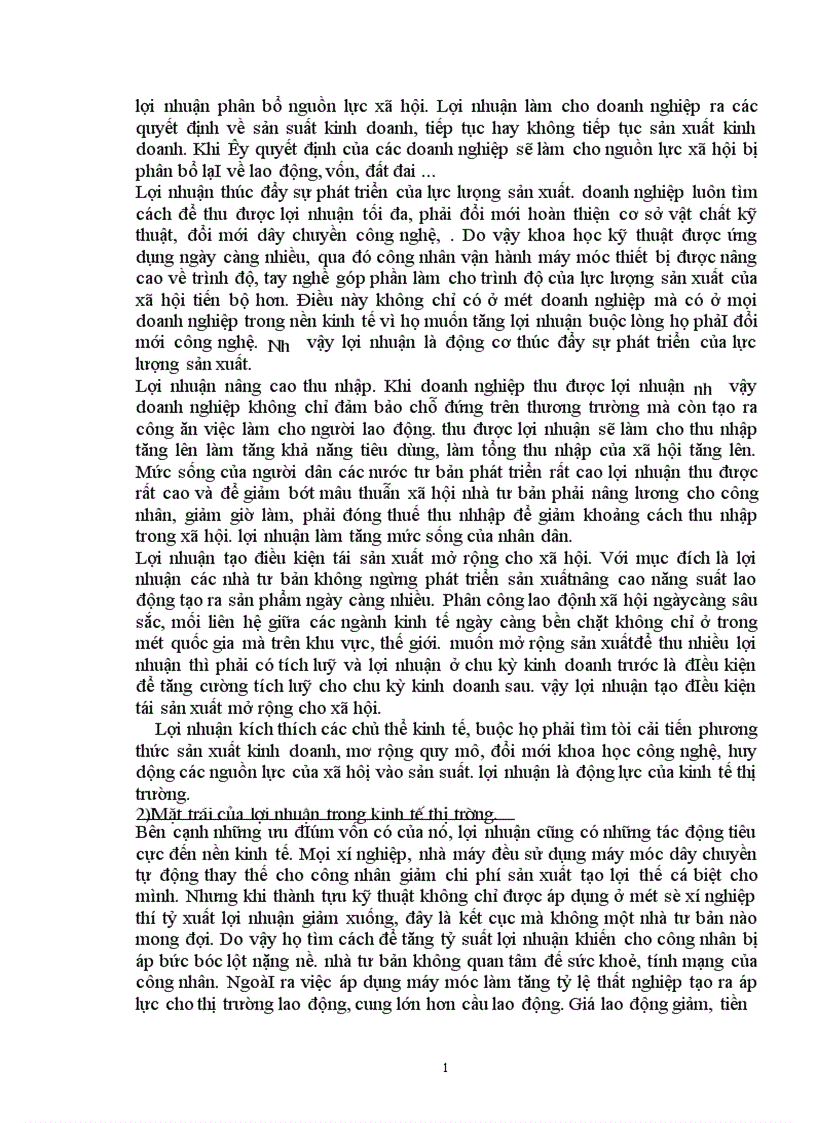 image for page Những vấn đề cơ bản về lợi nhuận vai trò của lợi nhuận trong cơ chế thị trường 1