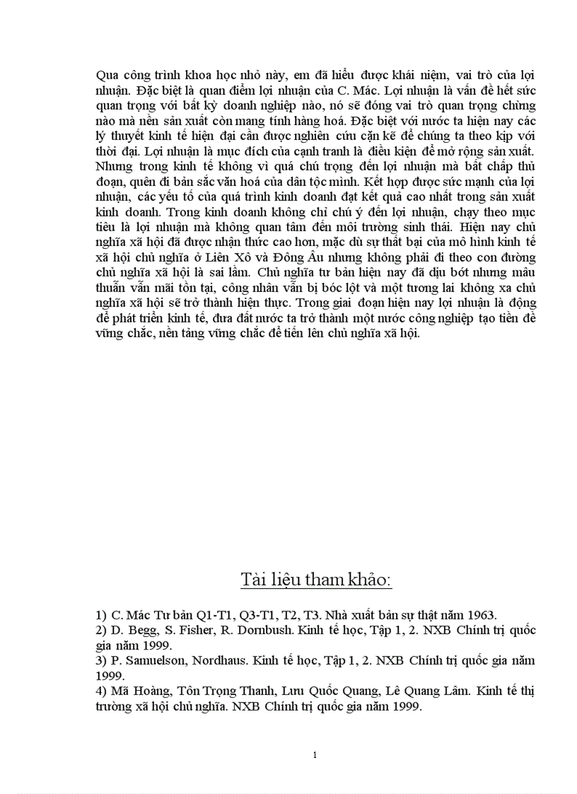 image for page Những vấn đề cơ bản về lợi nhuận vai trò của lợi nhuận trong cơ chế thị trường 1
