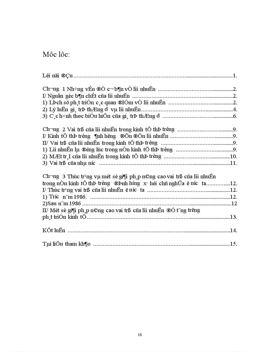 image for page Những vấn đề cơ bản về lợi nhuận vai trò của lợi nhuận trong cơ chế thị trường 1