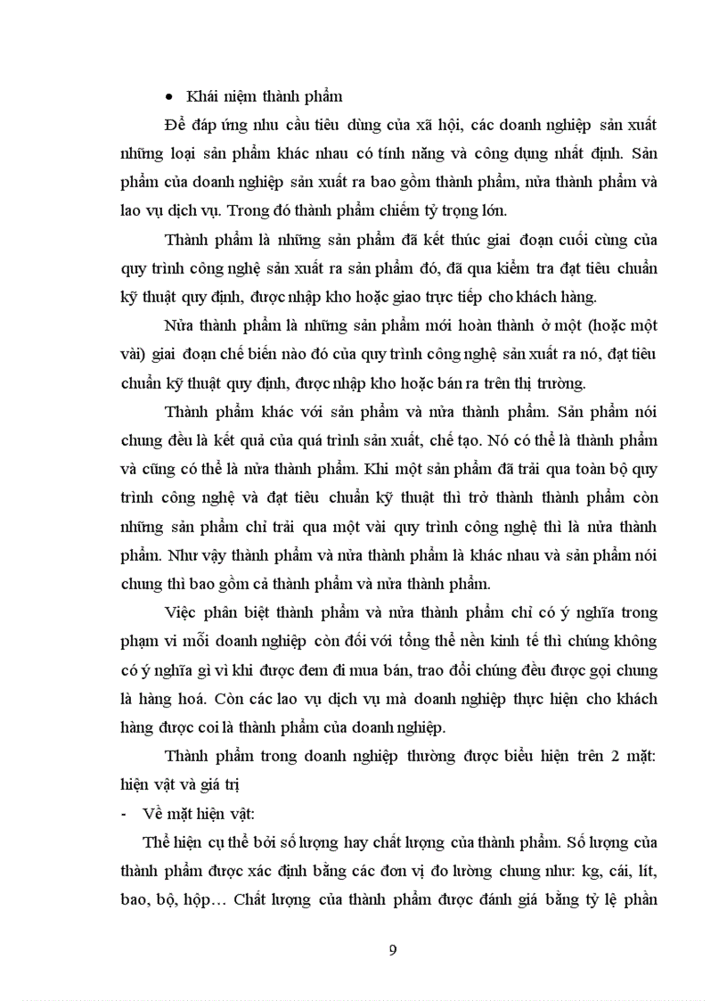 image for page Tổ chức công tác kế toán thành phẩm tiêu thụ thành phẩm và xác định kết quả tiêu thụ thành phẩm tại Công ty bột mỳ VINAFOOD1