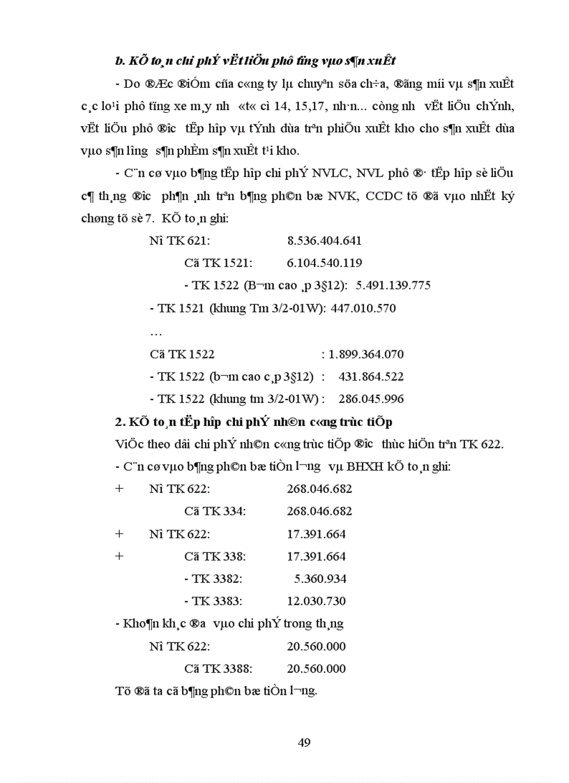 image for page Thực trạng công tác hạch toán kế toán tại Công ty cơ khí ôtô 3 2