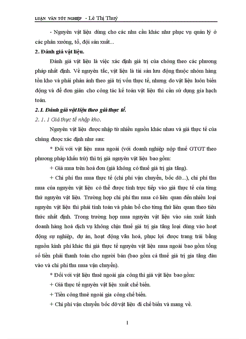 image for page Tổ chức công tác kế toán nguyên vật liệu ở Công ty xây dựng I Thanh Hoá 1