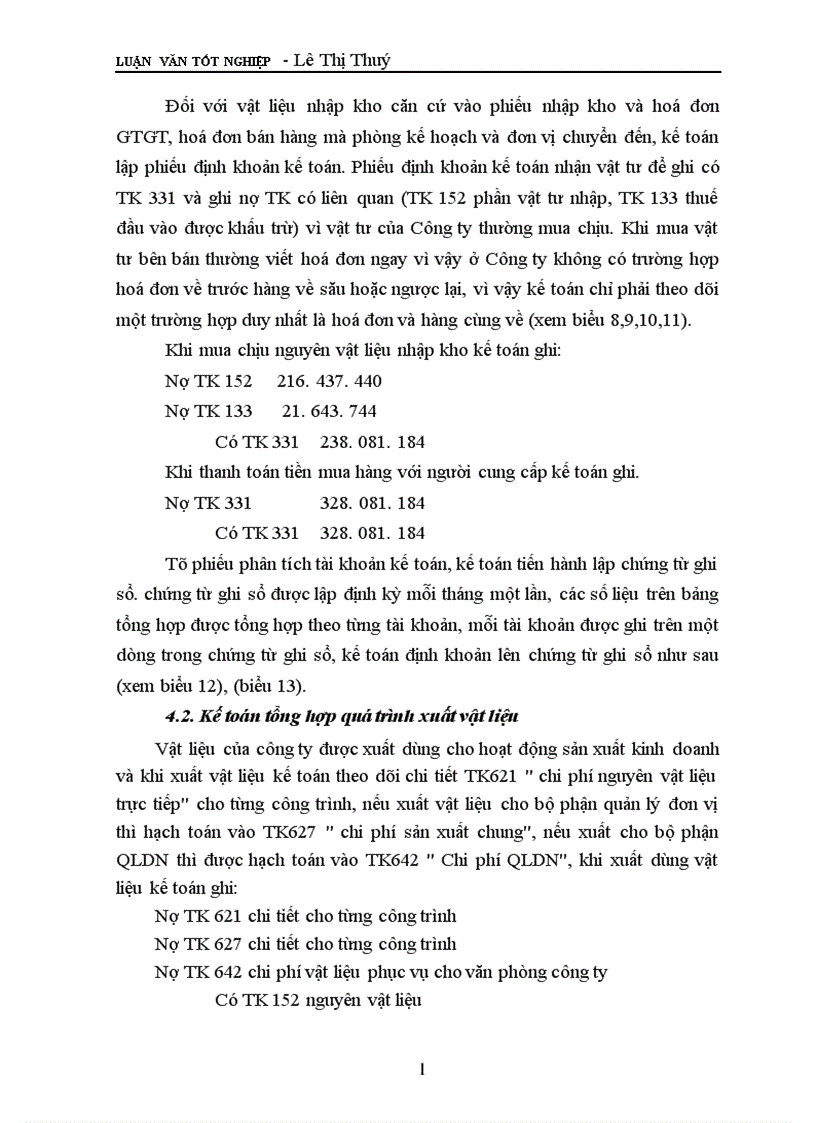 image for page Tổ chức công tác kế toán nguyên vật liệu ở Công ty xây dựng I Thanh Hoá 1