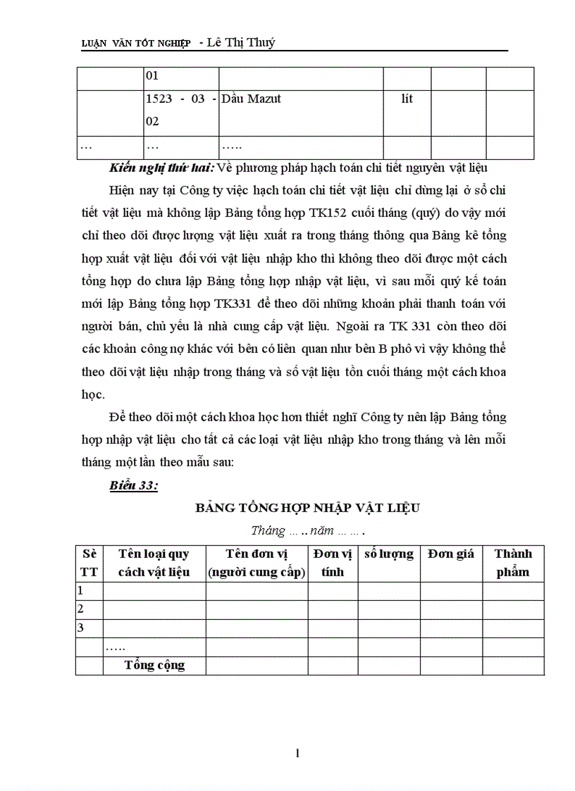 image for page Tổ chức công tác kế toán nguyên vật liệu ở Công ty xây dựng I Thanh Hoá 1