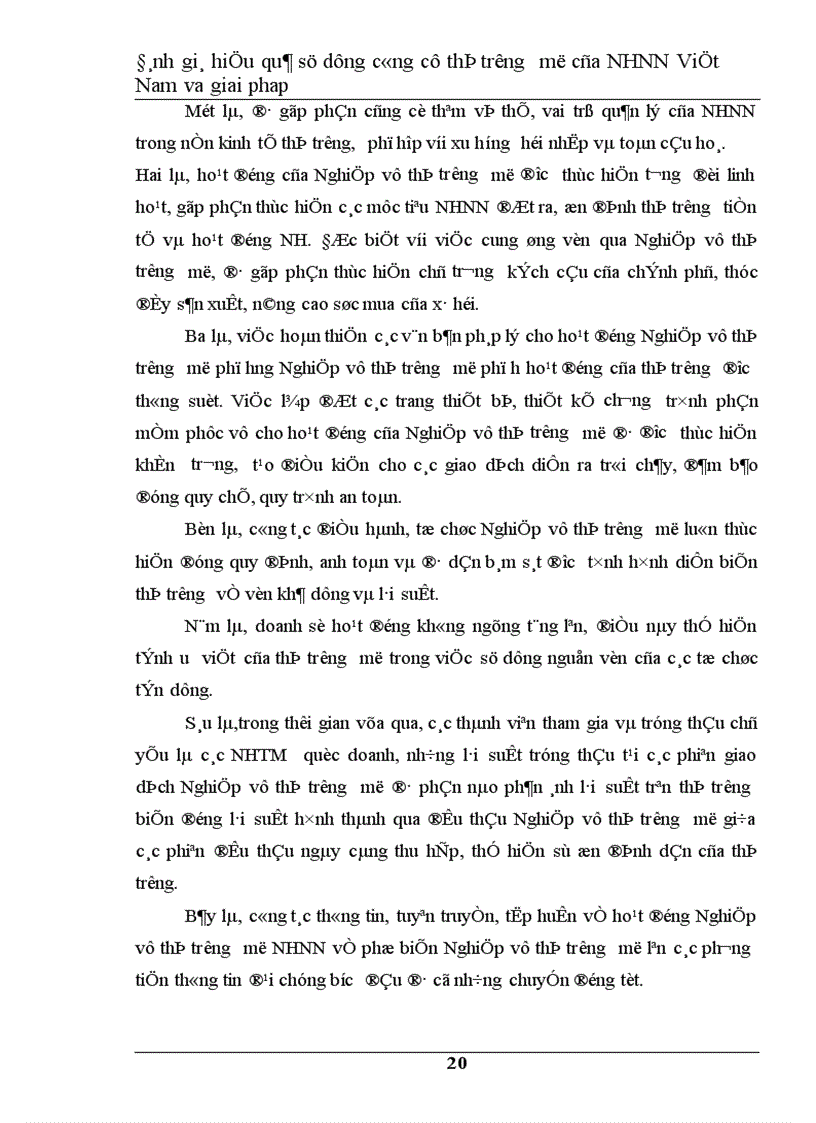 image for page Đánh giá hiệu quả hoạt động nghiệp vụ thị trường mở của Ngân Hàng Nhà Nước Việt Nam và giải pháp 1