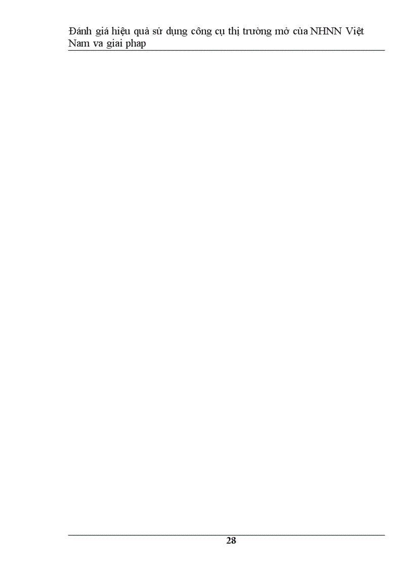image for page Đánh giá hiệu quả hoạt động nghiệp vụ thị trường mở của Ngân Hàng Nhà Nước Việt Nam và giải pháp 1