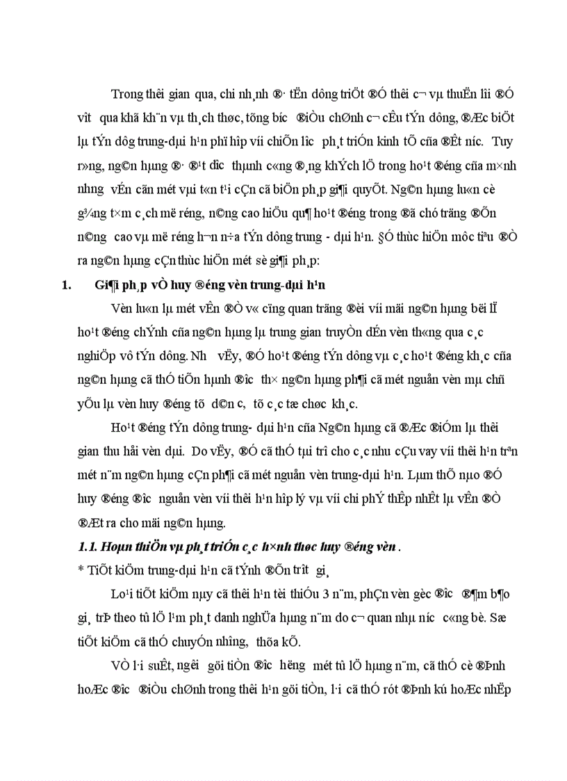 image for page Giải pháp nâng cao chất lượng tín dụng trung dài hạn tại chi nhánh NHNo PTNT 24 Láng Hạ 1