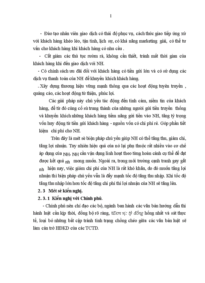 image for page Một số giải pháp chủ yếu nhằm nâng cao lợi nhuận tại chi nhánh NHNo PTNT Tây Hà Nội