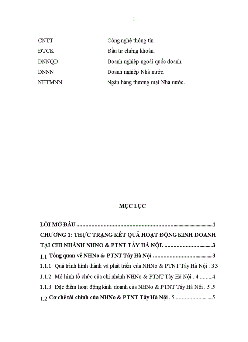 image for page Một số giải pháp chủ yếu nhằm nâng cao lợi nhuận tại chi nhánh NHNo PTNT Tây Hà Nội
