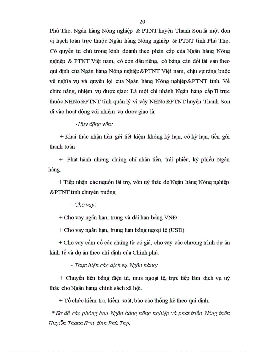 image for page Giải pháp tăng cường huy động vốn tại Ngân hàng Nông nghiệp và phát triển Nông thôn huyện Thanh Sơn 1