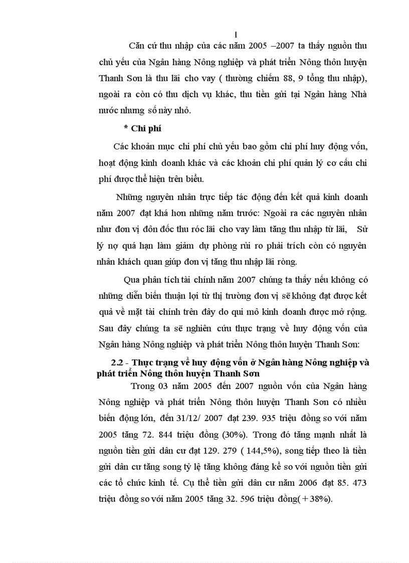 image for page Giải pháp tăng cường huy động vốn tại Ngân hàng Nông nghiệp và phát triển Nông thôn huyện Thanh Sơn 1