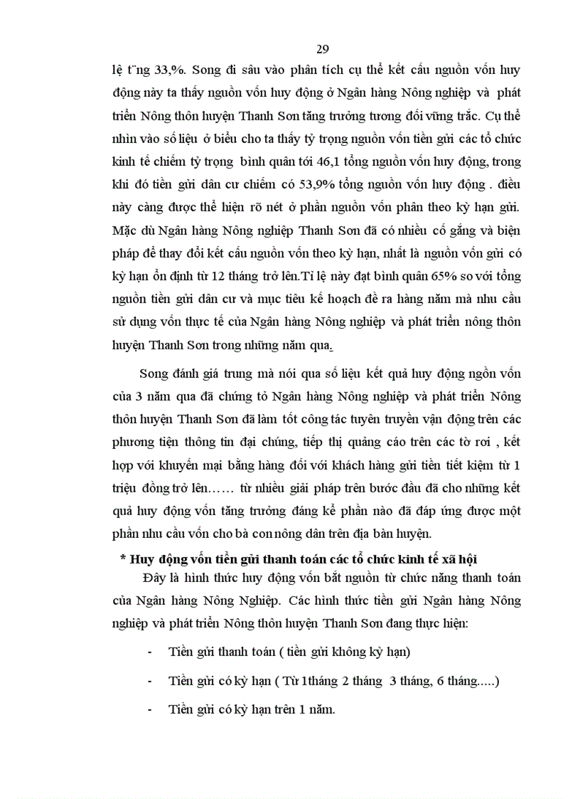 image for page Giải pháp tăng cường huy động vốn tại Ngân hàng Nông nghiệp và phát triển Nông thôn huyện Thanh Sơn 1