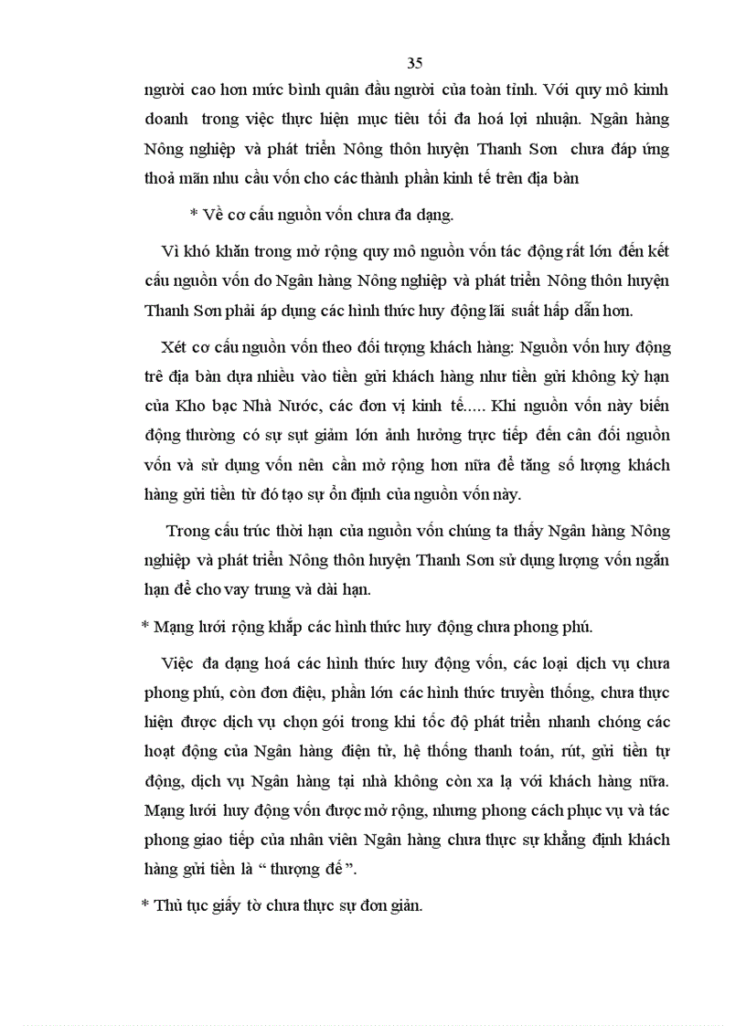 image for page Giải pháp tăng cường huy động vốn tại Ngân hàng Nông nghiệp và phát triển Nông thôn huyện Thanh Sơn 1