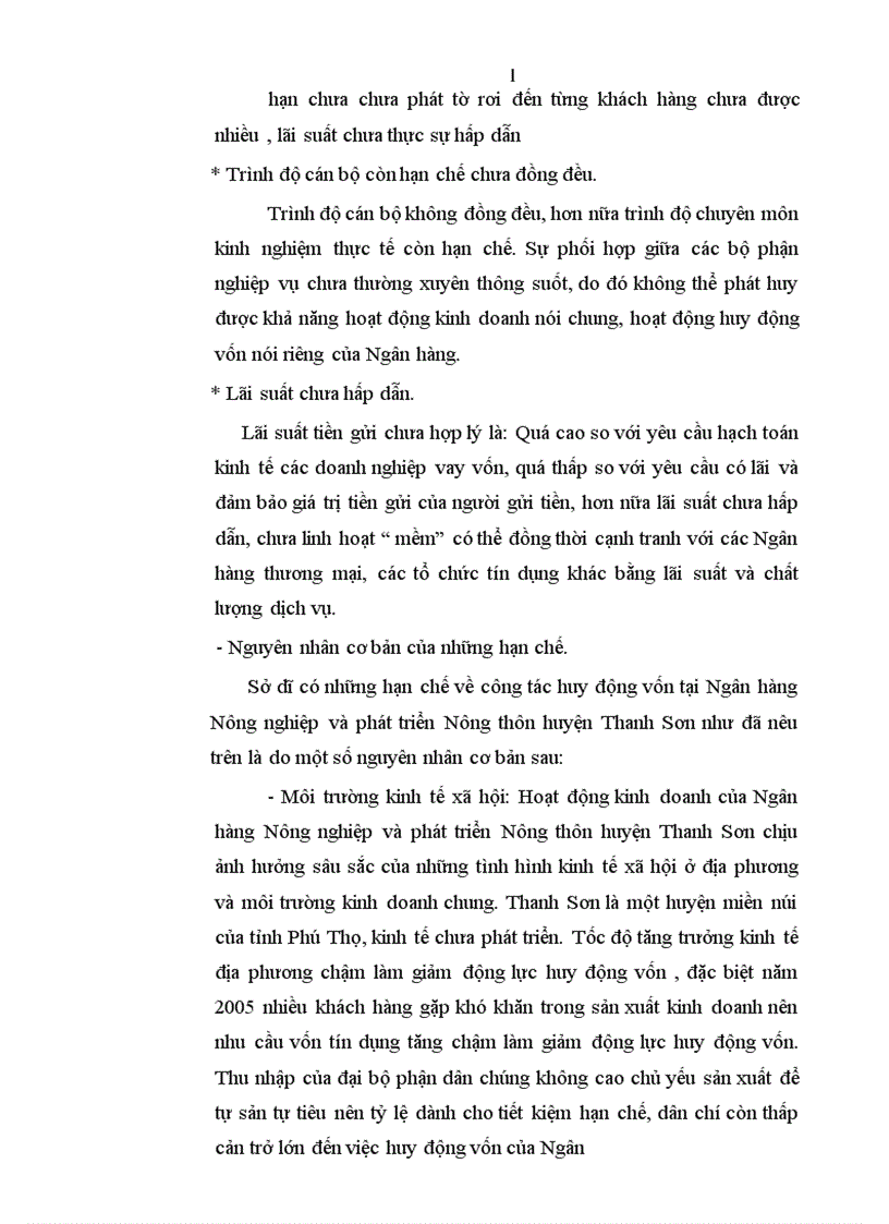 image for page Giải pháp tăng cường huy động vốn tại Ngân hàng Nông nghiệp và phát triển Nông thôn huyện Thanh Sơn 1
