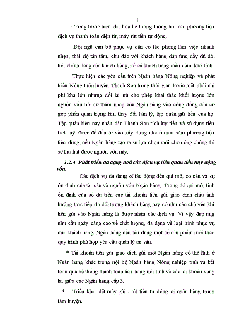 image for page Giải pháp tăng cường huy động vốn tại Ngân hàng Nông nghiệp và phát triển Nông thôn huyện Thanh Sơn 1