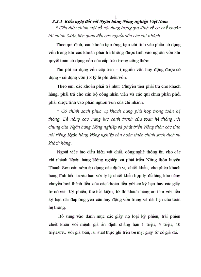 image for page Giải pháp tăng cường huy động vốn tại Ngân hàng Nông nghiệp và phát triển Nông thôn huyện Thanh Sơn 1