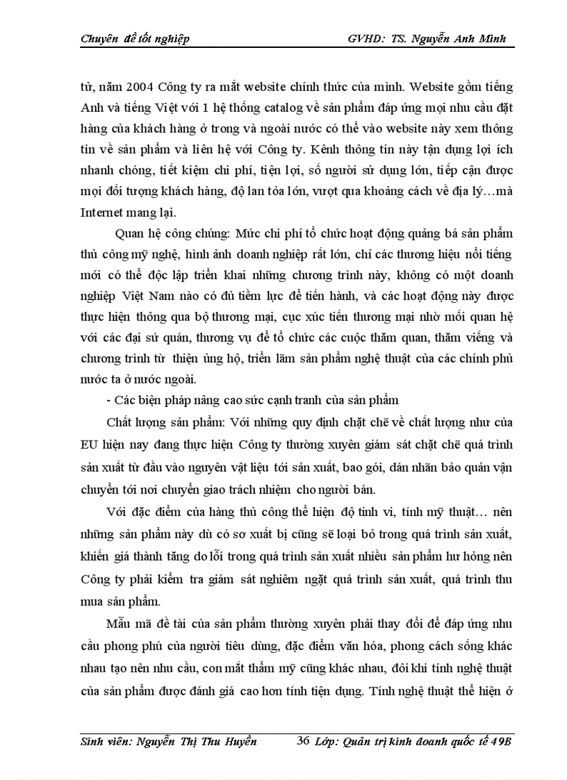 image for page Đẩy mạnh hoạt động xuất khẩu hàng thủ công mỹ nghệ sang thị trường EU của Công ty TNHH LV và Hòn Ngọc Viễn Đông