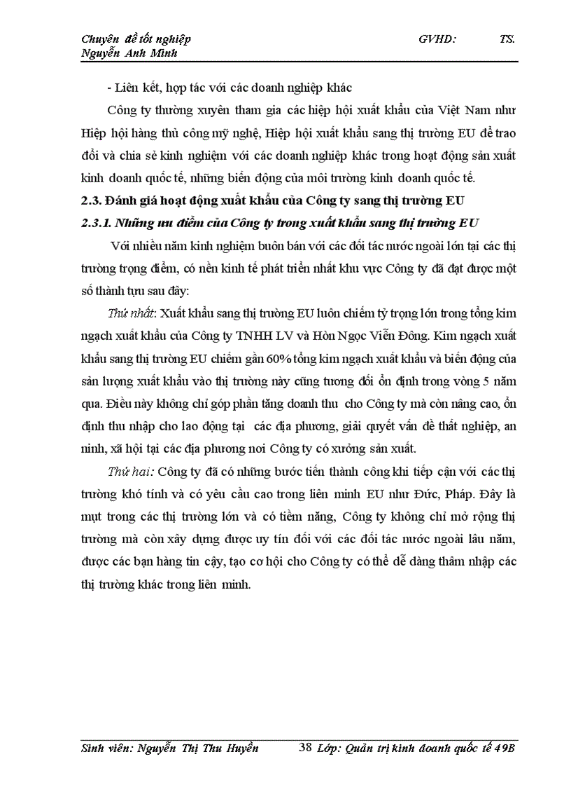 image for page Đẩy mạnh hoạt động xuất khẩu hàng thủ công mỹ nghệ sang thị trường EU của Công ty TNHH LV và Hòn Ngọc Viễn Đông