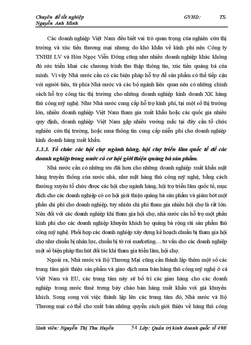 image for page Đẩy mạnh hoạt động xuất khẩu hàng thủ công mỹ nghệ sang thị trường EU của Công ty TNHH LV và Hòn Ngọc Viễn Đông