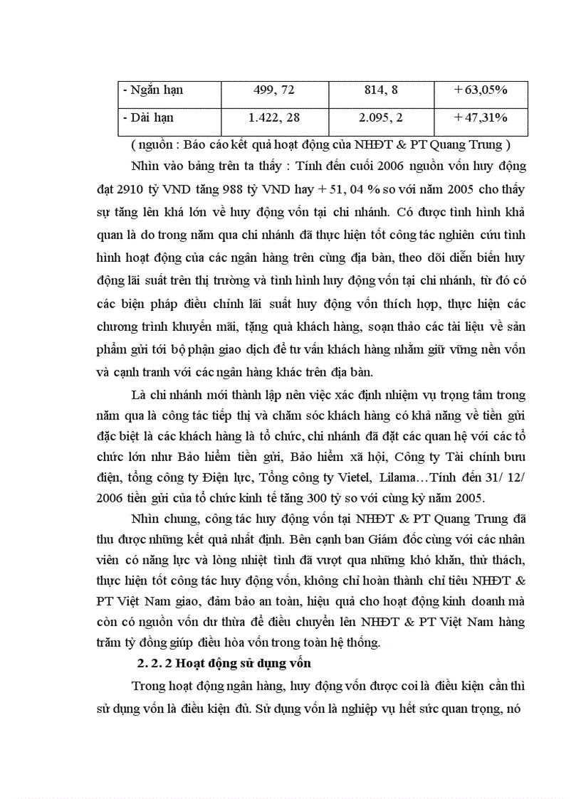 image for page Cho vay tiêu dùng tại NHĐT PT Quang Trung thực trạng và giải pháp