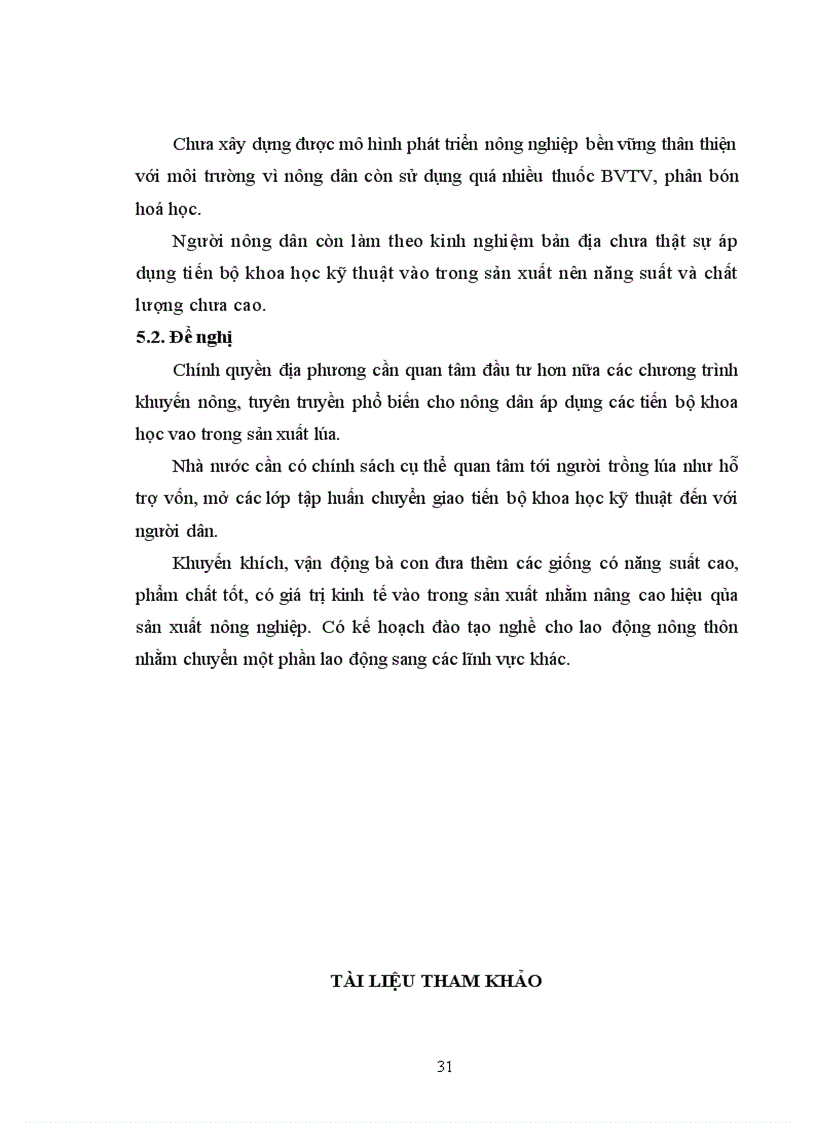 image for page Điều tra đánh giá tình hình sản xuất lúa tại TT Chợ Chu Định Hoá Thái Nguyên từ năm 2008 2010