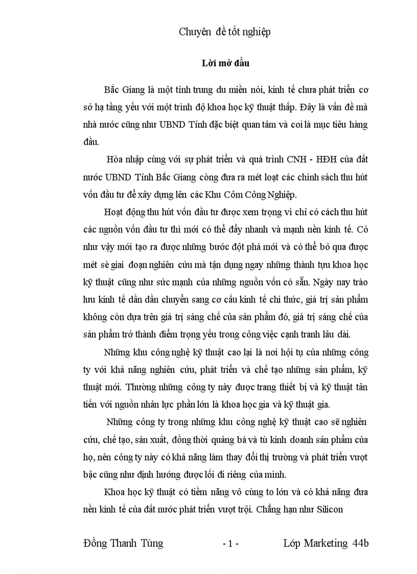 image for page Các giải pháp xúc tiến khuếch trương nhằm thu hút các nguồn vốn đầu tư vào Khu Công Nghiệp Song Khê Nội Hoàng tỉnh Bắc Giang 1