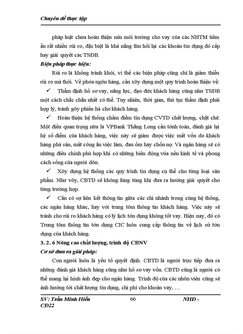 image for page Những giải pháp nâng cao chất lượng cho vay tiêu dùng tại Ngân hàng VPBank Chi Nhánh Thăng Long 1