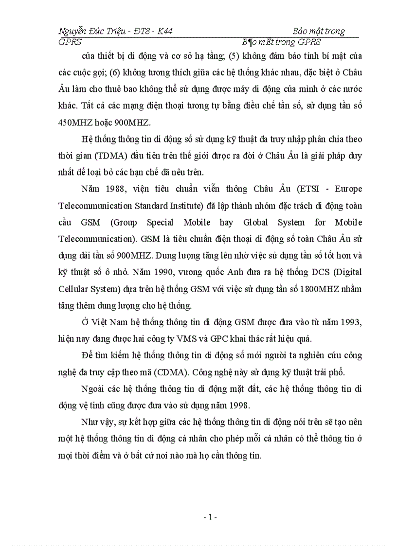 image for page Bảo mật trong GPRS