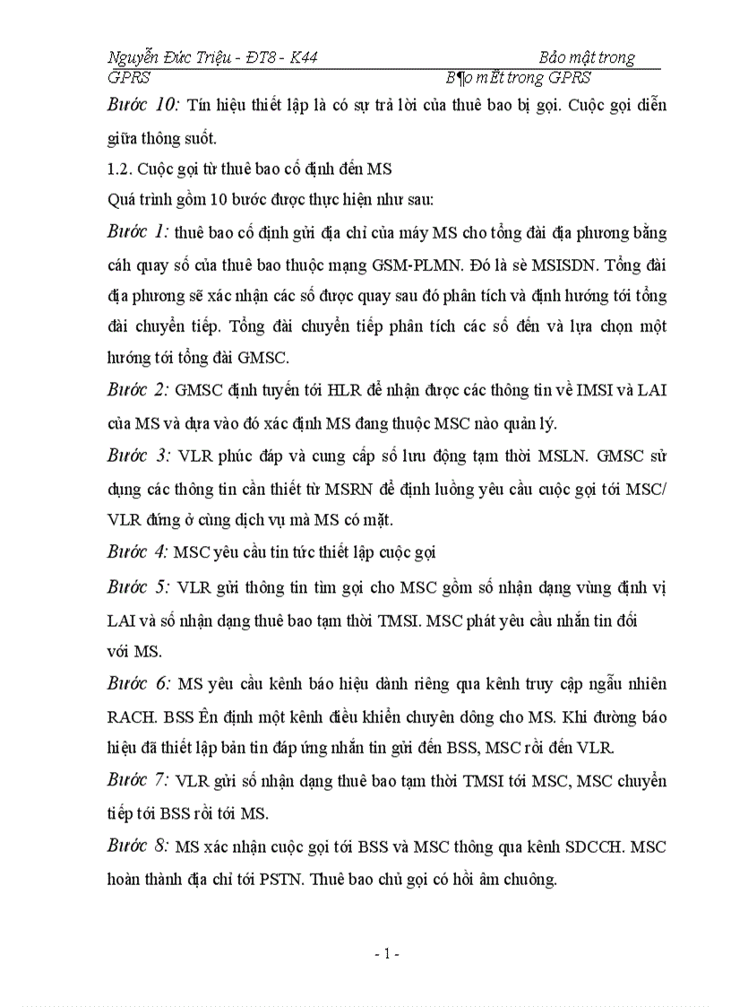 image for page Bảo mật trong GPRS