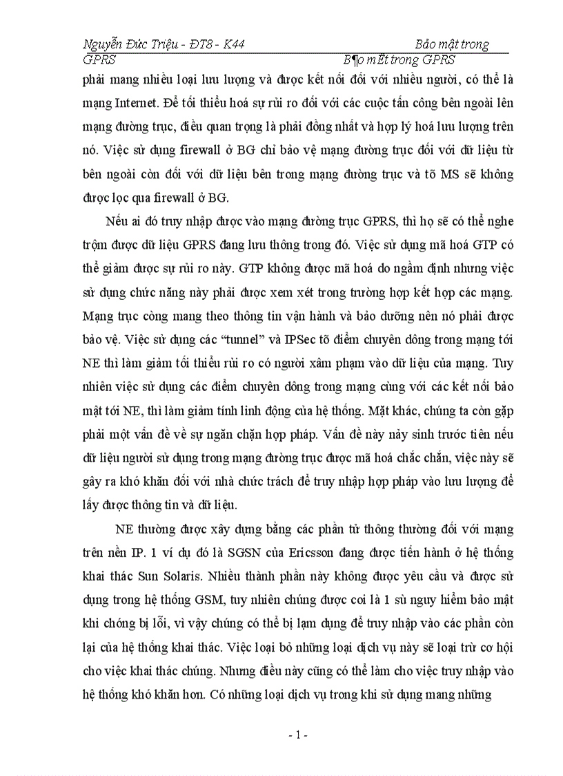 image for page Bảo mật trong GPRS