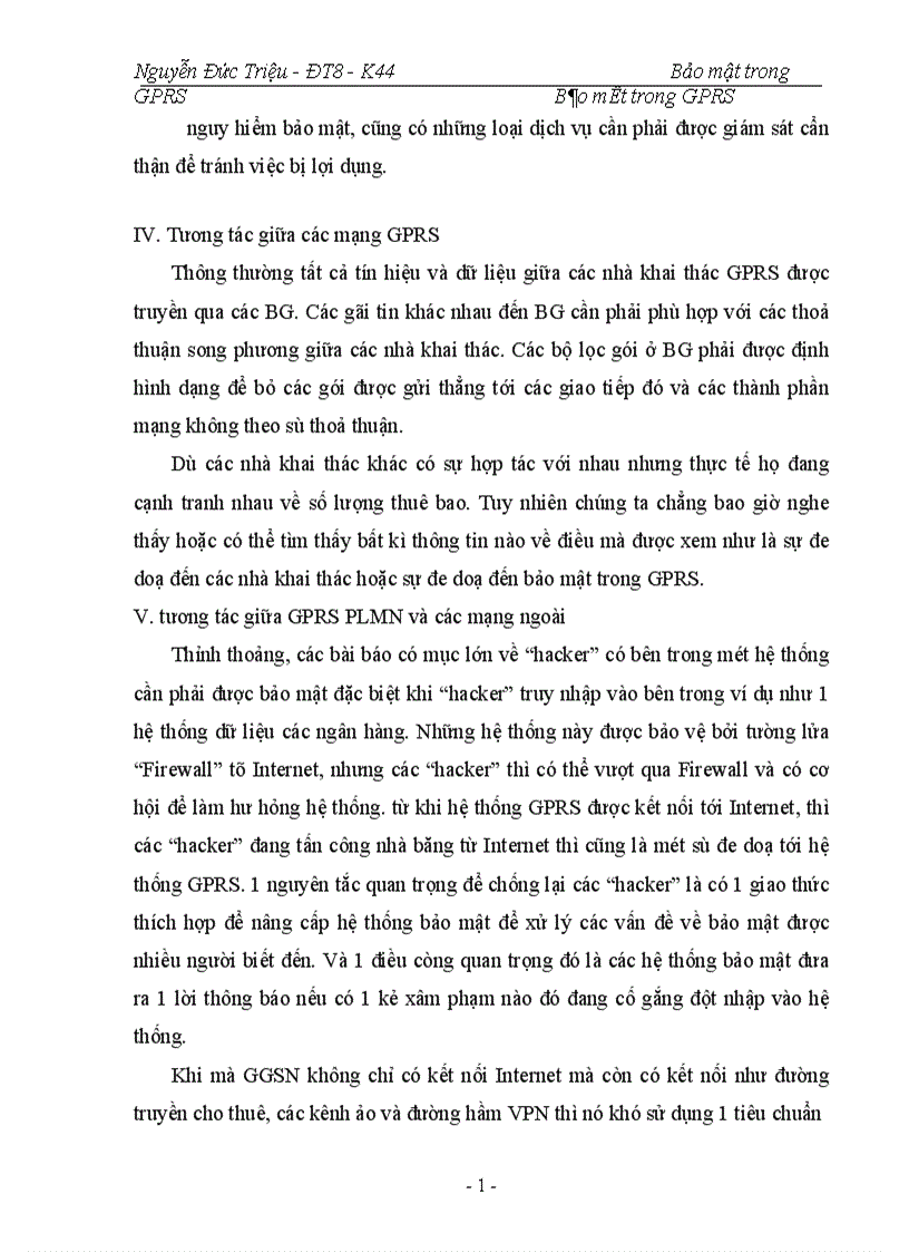 image for page Bảo mật trong GPRS